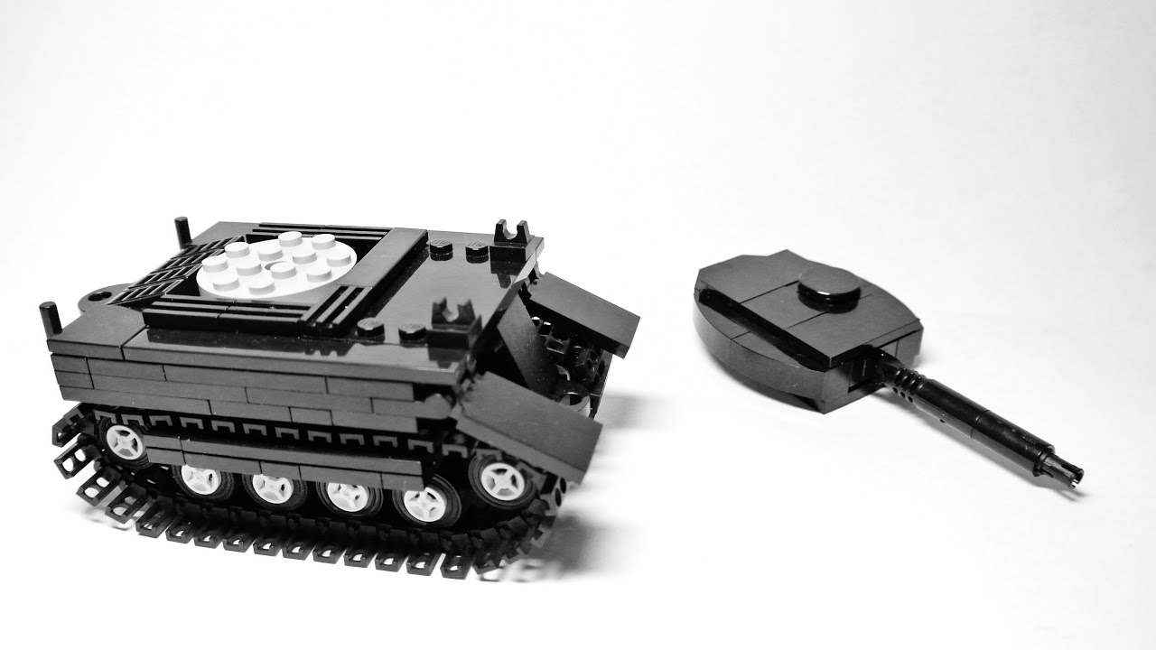 how to make a lego tank instructions