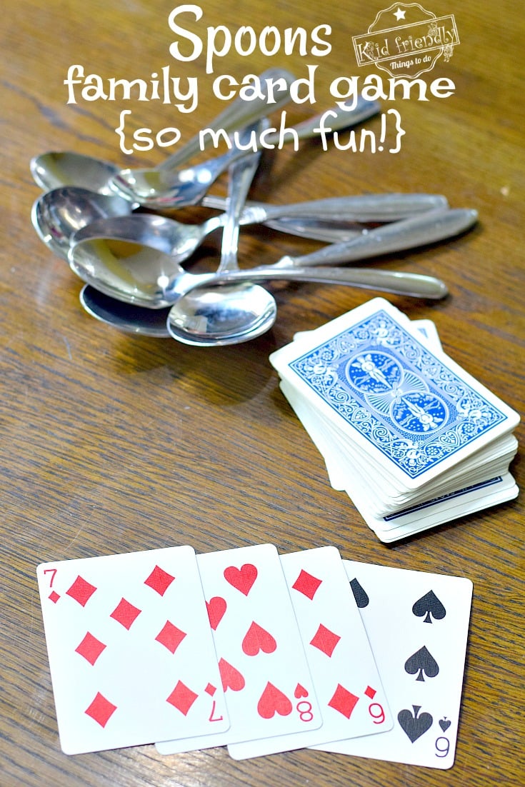 instructions on how to play spoons card game