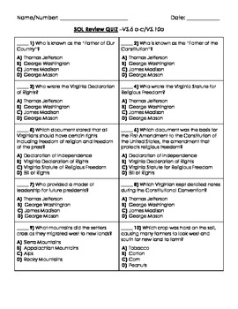 4th grade social studies test pdf