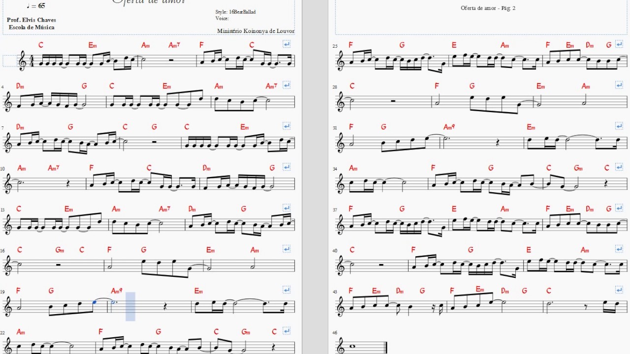 El bimbo sheet music pdf