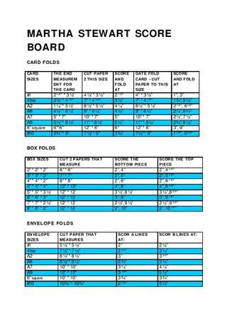 martha stewart scoring board instructions pdf