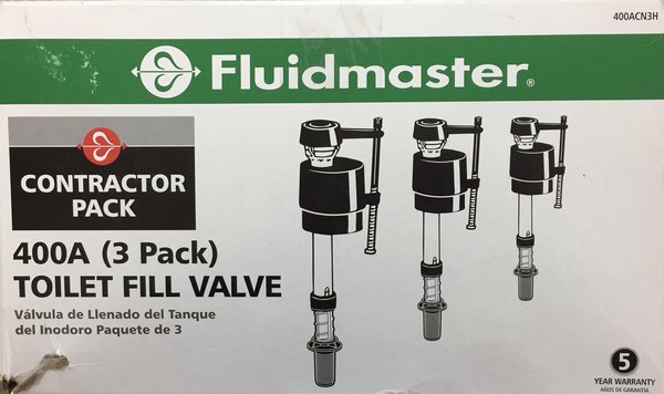 fluidmaster universal toilet fill valve instructions