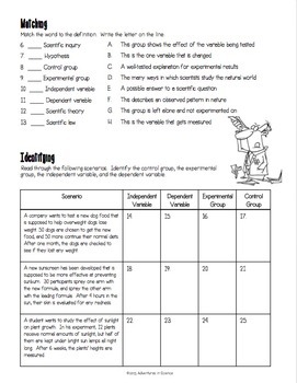 Scientific method worksheet pdf answer key