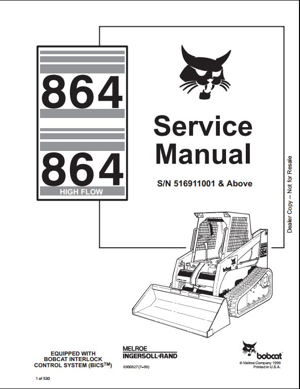 Bobcat 863 service manual free