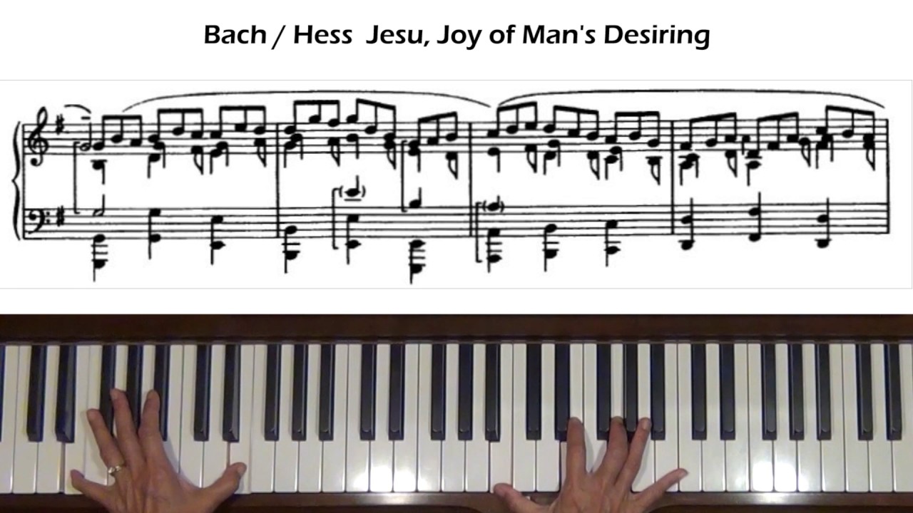 Jesu joy of man desiring piano myra hess pdf