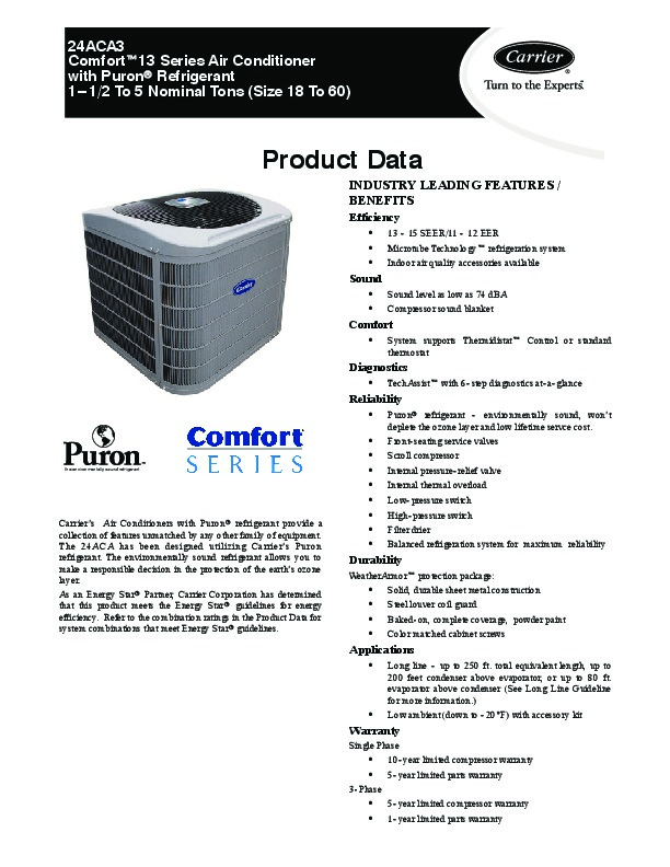 carrier air conditioner repair manual
