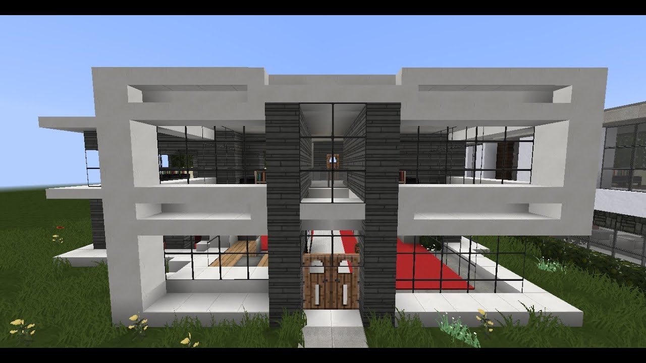 Jeu de minecraft how to build a modern house 11