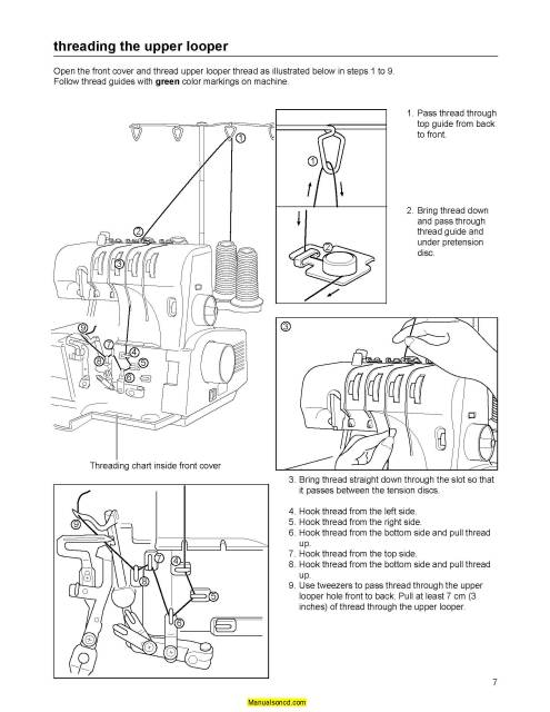 baby lock serger instruction manual