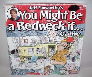 jeff foxworthy you might be a redneck if game instructions