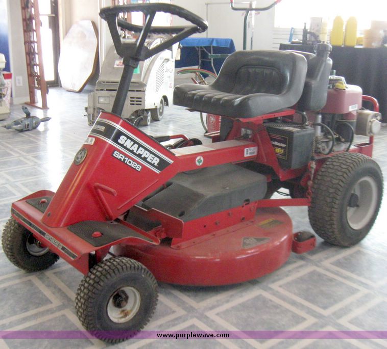 old snapper riding mower manuals